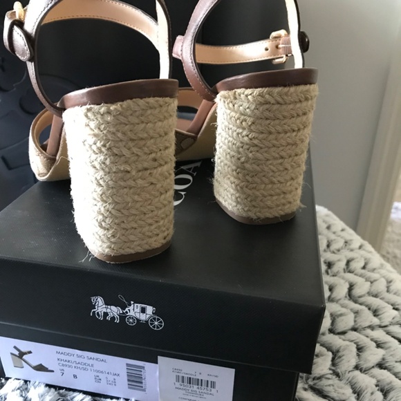 Coach Signature C Open Toe Sandal - Picture 8 of 13
